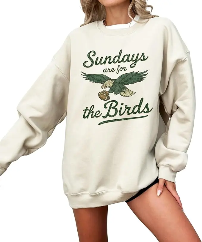 Daytee Sundays Are for the Birds Sweatshirt | Cozy Unisex Pullover | Game Day Apparel | Gift for Sports Fans
