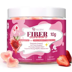 Migcopat 10G Fiber Gummies with Collagen Peptides, Hyaluronic Acid, Vitamin C, ACV, 30 Billion CFU Probiotics – Sugar Free Collagen Gummy for Skin, Hair & Nails – Digestive Health Support – 60 Cts,#Summervibes outdoorfun