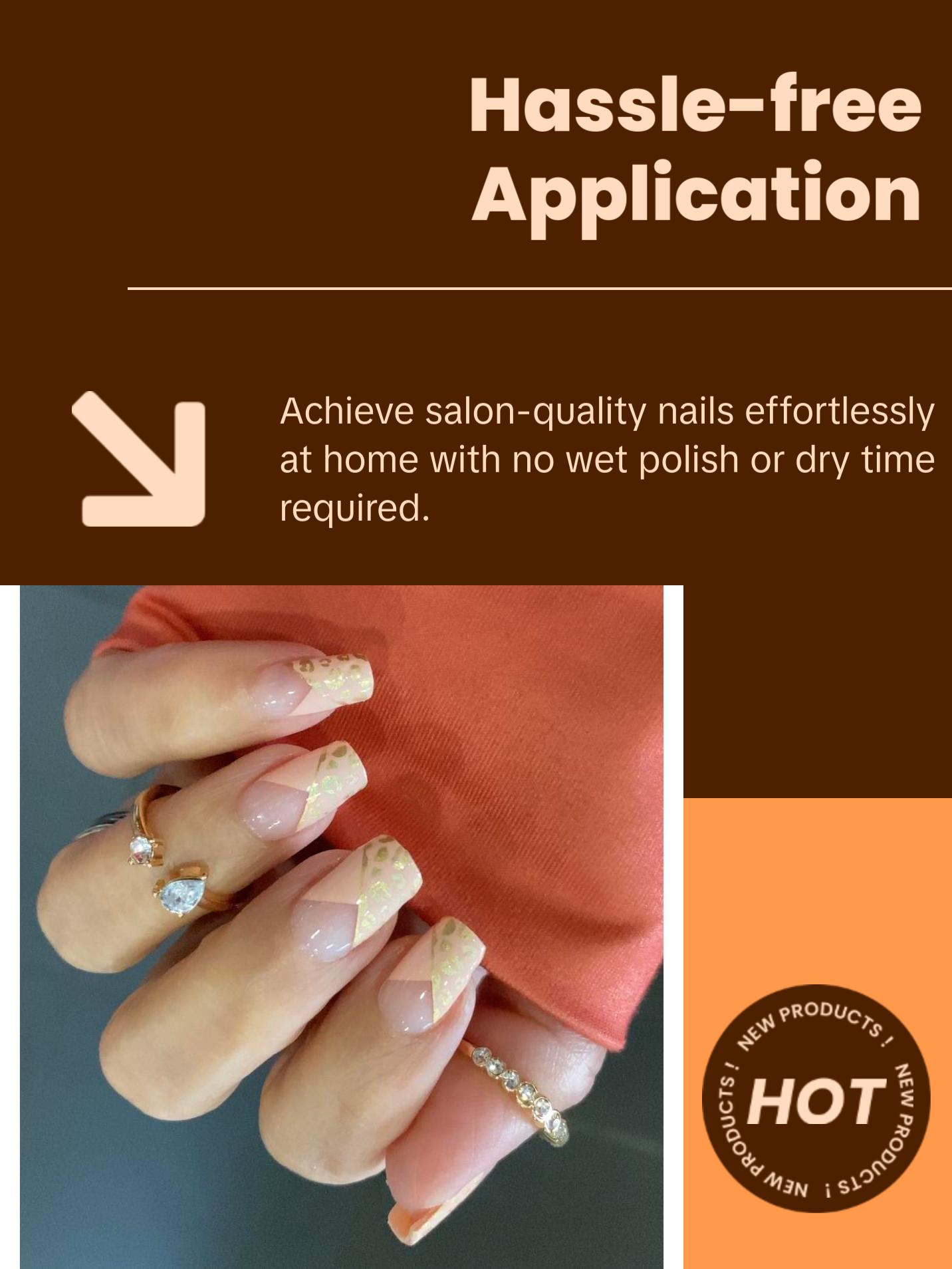 Prismatic Cheetah French Nail Wraps