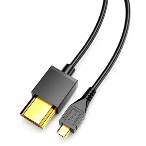 HDMI to Micro USB Cable, 1.5M/ 5ft HDMI Male to Micro USB Male Data Charging Cord Converter Connector Cable - 5pin（No Data Transmission Function）