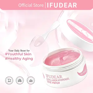 IFUDEAR Collagen Eye Patches 60 Sheets [Summer Must-Have Gift ]  - Niacinamide + Caffeine for Dark Circles & Puffiness | Perfect  Gift for Mom | Birthday & Self-Care  #SummerVibes