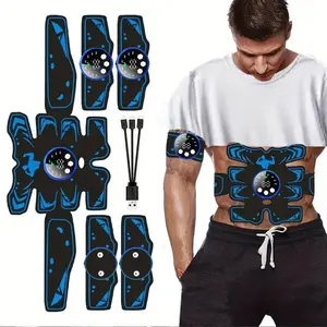 Abdominal Muscle Trainer, USB Rechargeable Abdominal Muscle Massager, Abdominal Muscle Training Tool for Men & Women