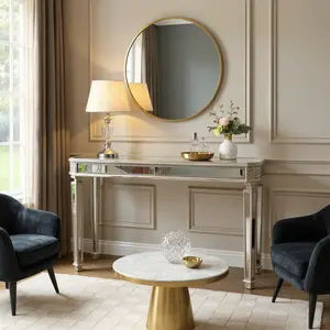 Homy Casa Porte Mirror Console Table