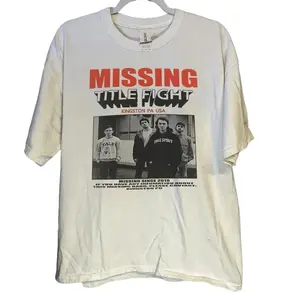 Vintage title fight the missing tshirt, Menswear Top