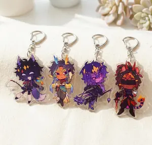 Unstable Universe MCYT Acrylic Keychains – YT Inspired Multiverse Charm, Lifesteal SMP Gaming Accessory for Fans & Collectors