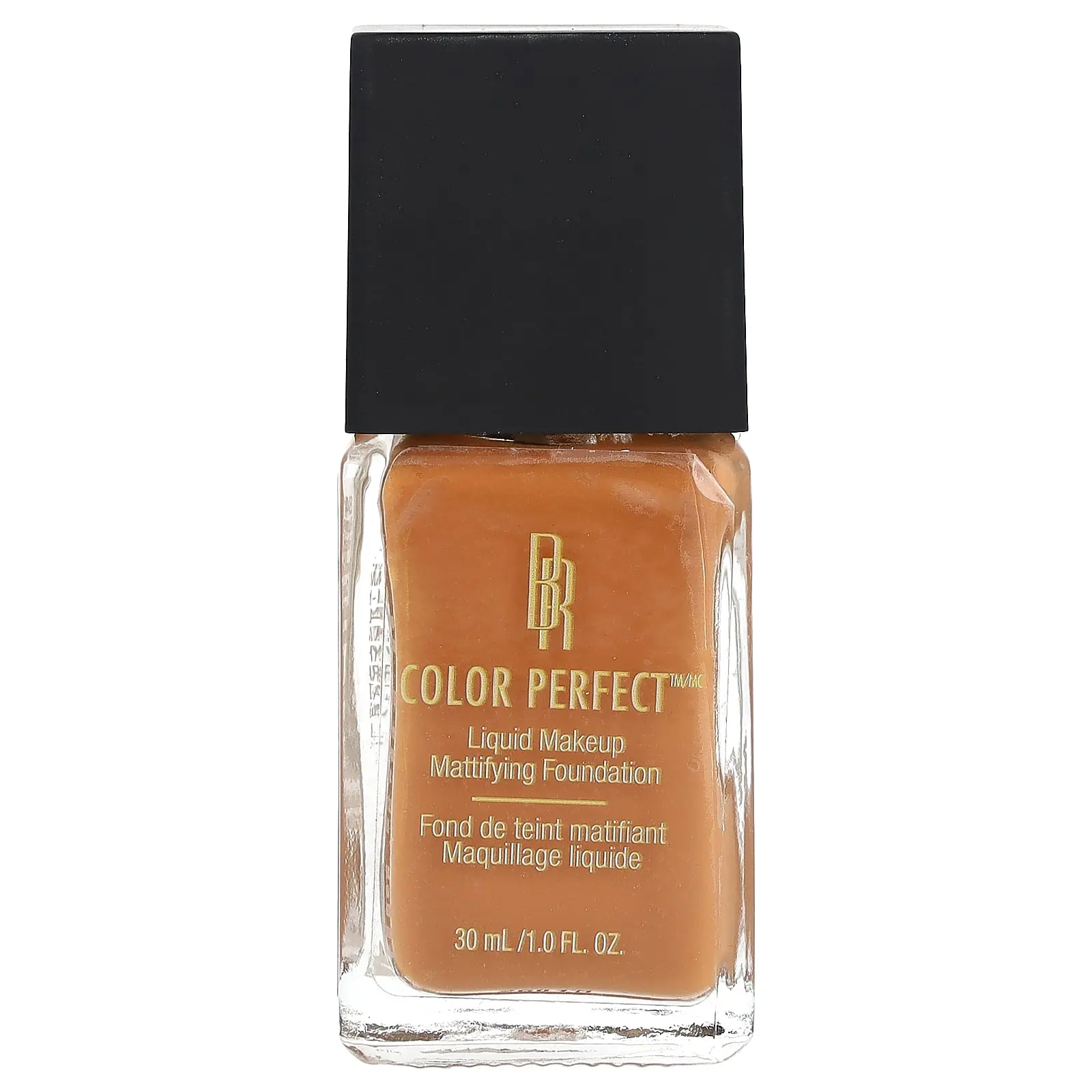 Black Radiance Color Perfect, Liquid Makeup Mattifying Foundation, 8413 Rum Spice, 1 fl oz (30 ml)