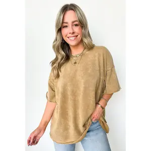 Drifting Dreams Acid Wash Relaxed Fit Top - BACK IN STOCK