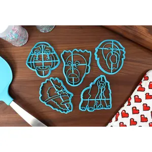 Monkey Memes Cookie Cutters - Harambe, Life Support Monke, Pog Monkey, Shocked Monke, Smiling Monkey