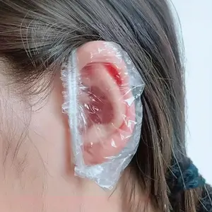 Waterproof Ear Patches for Bathing and Washing Hair, Gentle on Ears, Easy to Use, Reusable Adult Swimming Ear Covers, Fabric Material