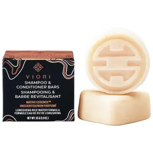 Viori  Mini Native Essence Shampoo & Conditioner Bar Set travel anti-dandruff anti-itching trending quick growth ouai detox moisturising natural hair Obsessed Haircare black care curly