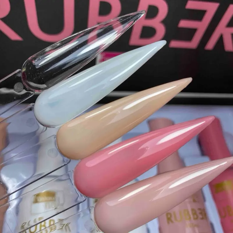 COLECCIÓN RUBBER BASIC FANTASY NAILS 5PIEZAS