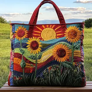 Tote Bag with Unique Floral Design, Canvas Bag, Mother's Day Gift Genuine Leather Large Capacity