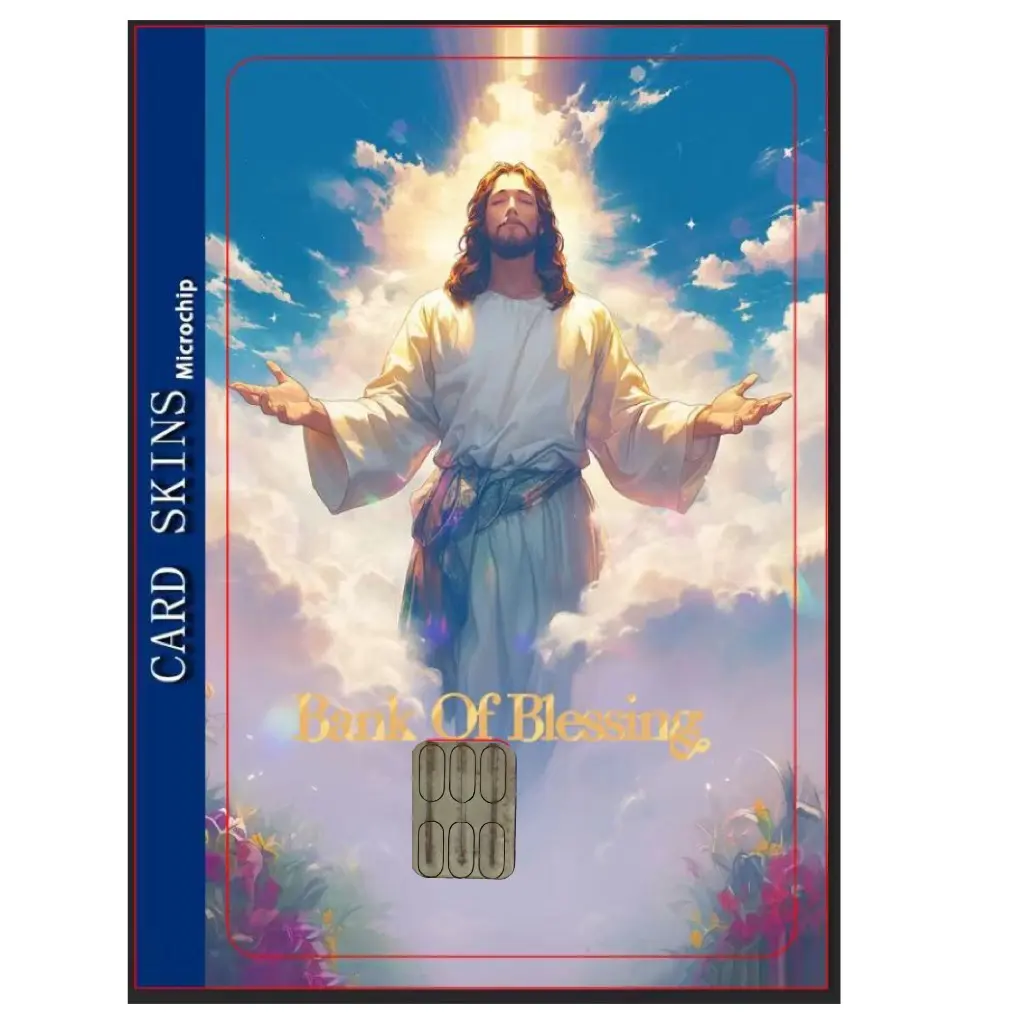 Card Sticker Cover - The Master Healer Christian Bible Verse Faith Bank of Blessing Jesus Religious  Holo Credit & Debit Card Skin/Card Decal-Easy to Apply -Long Lasting-Small Chip-Skin Decal-for EBT,  Key, Credit, Debit Card Skin - Waterproof