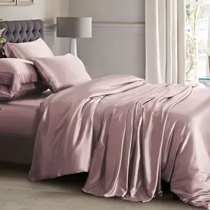 Moonberry Silk - 19MM Silk Duvet Cover, Soft Beddings, Pure Silk, Sheets, Summer, Better Hair & Skin, Comfortable, Contemporary, Colors