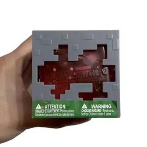 Minecraft Jelly Cube Squishy Toy, Stress Relief Toy Fidget