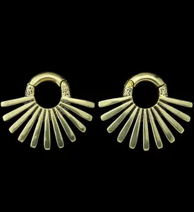 Pinna Brass Hinged Ear Weights