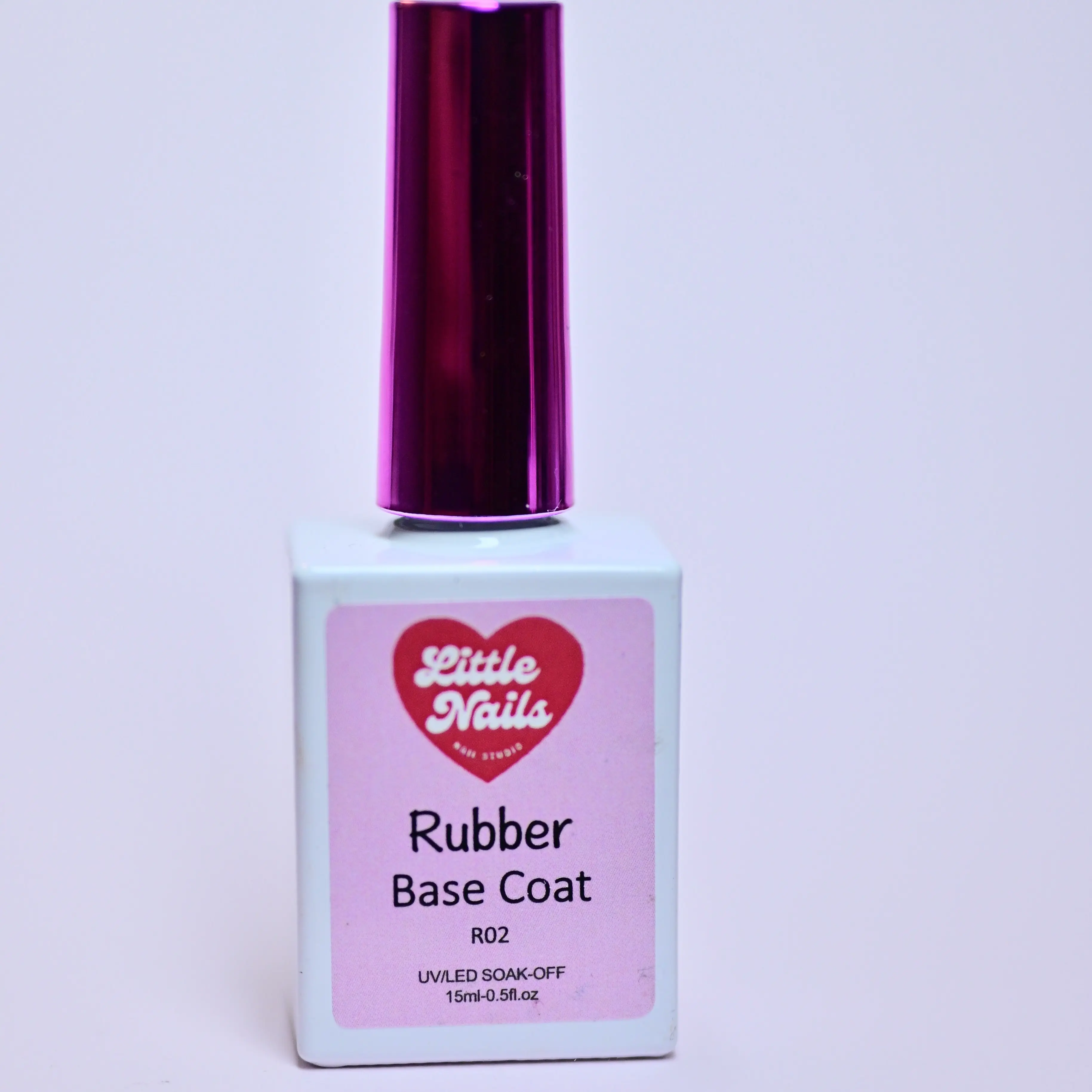 Little Nails Rubber Base coat- #2 Fairy Wings, Vegan rubber base Long-lasting