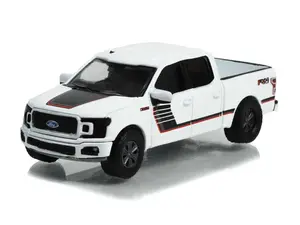 2018 Ford F-150 Lariat FX4 Special Edition Package - Oxford White (All-Terrain Series 14) Diecast 1:64 Scale Model - Greenlight 35250D