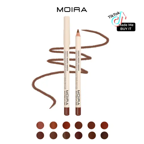 MOIRA | Must-Have Lip Liner Pencil (009, Brownstone) | Creamy High-Pigment Formula for Smooth, Long-Lasting Lip Definition, Shade