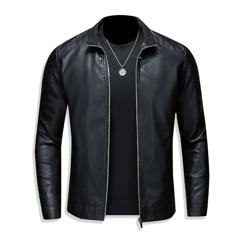 leather jacket uniqlo - TikTok Shop