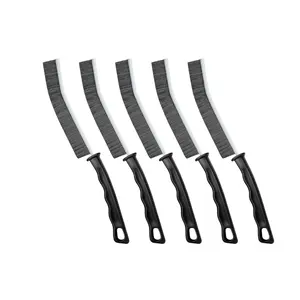 5-in-1 Crevice Scrub Brush Set Stiff Bristles for Tiles Grout Window Tracks Household Cleaning Hero Versatile Tool Easy to Use