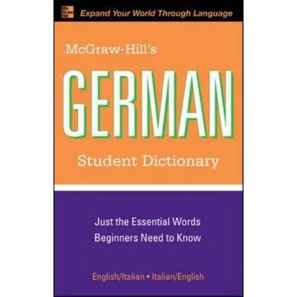 USED Book - McGraw-Hill's German Student Dictionary by Byrd, Erick (Paperback) - english