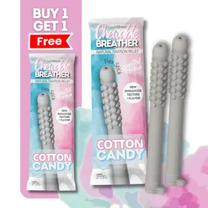 1 FREE - Chewable Aromatherapy Essential Oil Breather with Refills Craving Puffer Relief Help for Quitting Bad Habits