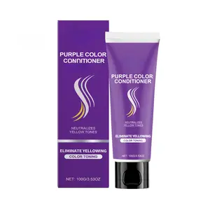 Nourishing Purple Conditioner Hair Care Smooth Shine Improve Dry Hair Color Long-lasting Conditioner