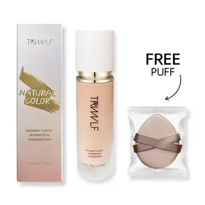 TRVWLF Liquid Foundation Concealer +Moisturizer，Flawless  makeup Cosmetic,Suitable For Most Skin,Makeup Hydration, Bright/Deutral/Dark Springtok