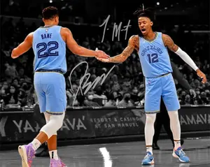Ja Morant Desmond Bane Memphis Grizzlies Signed Photo Autograph Print Poster Wall Art Home Decor