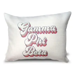 Gamma Phi Beta Retro Throw Pillow
