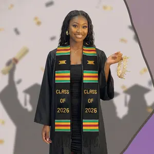 Kente Graduation Stole Class of 2026 | Celebrate Culture with the African Graduation Stole, Kente Stole Class of 2026 | Kente Graduation Sash 2026