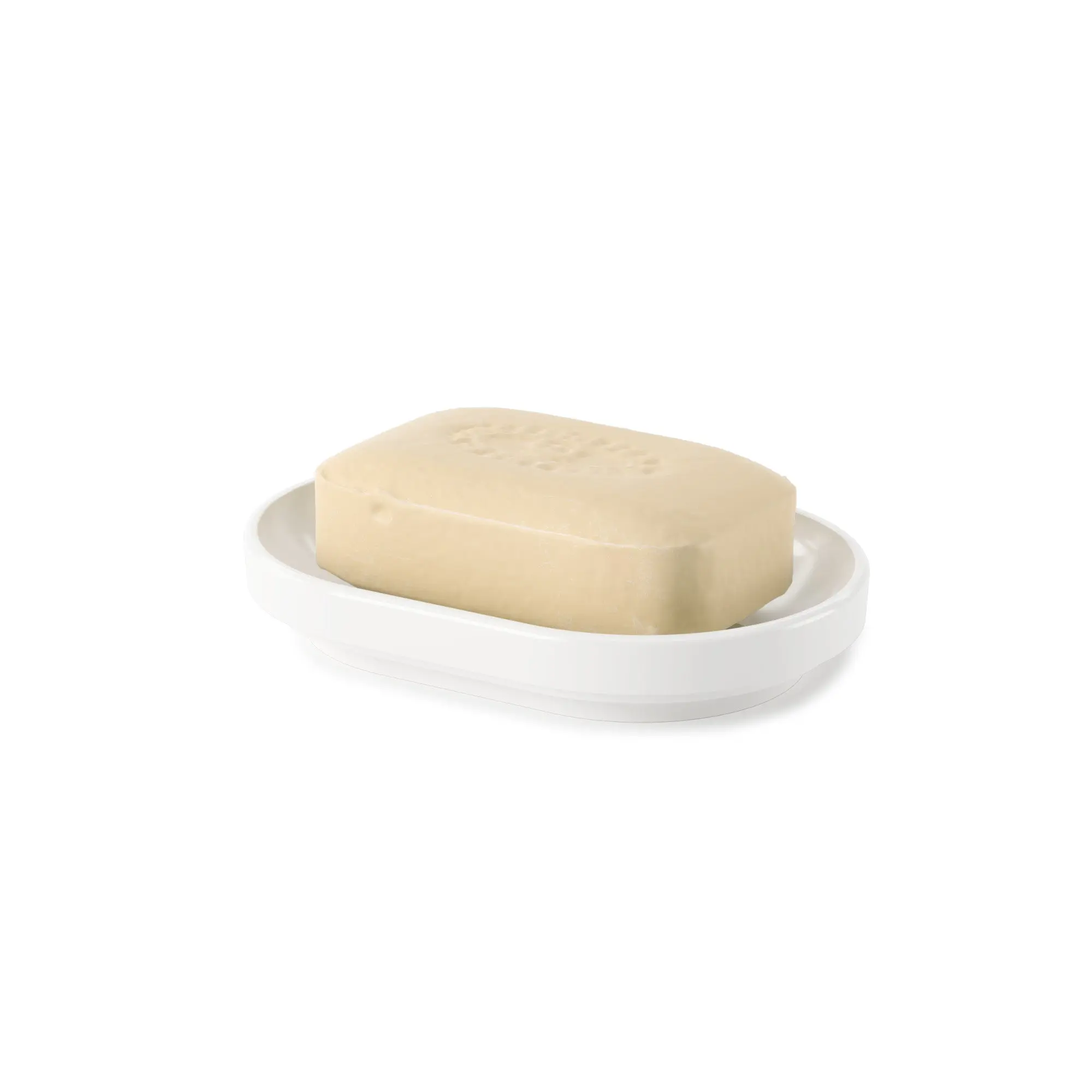Umbra Step Soap Dish, Modern Bathroom Accessory with Glossy Finish, Durable Melamine - 1 Pack Kitchen Collection Box