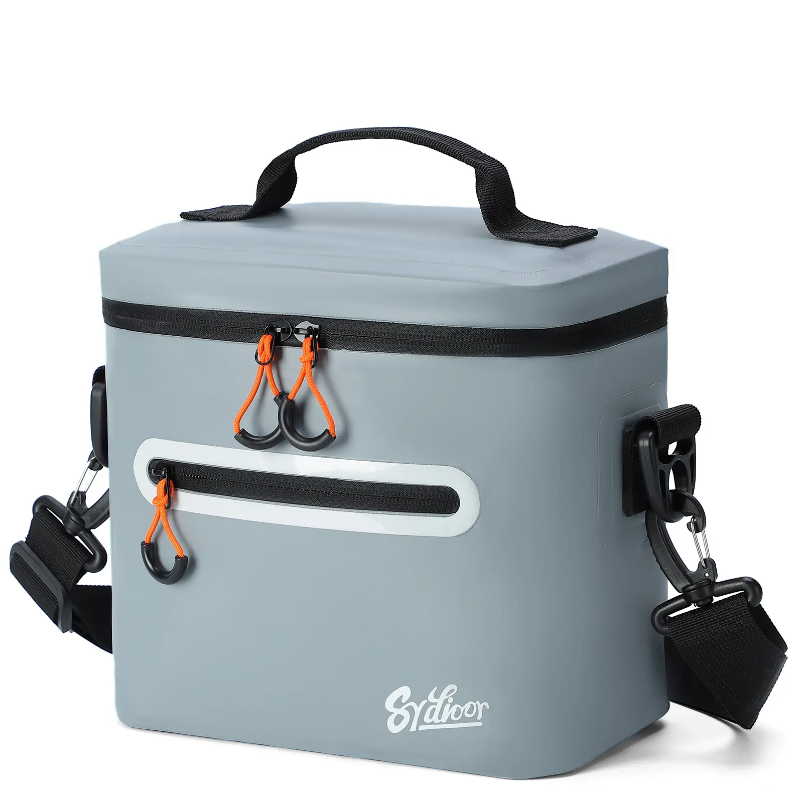 Portable Travel Cooler Bag, Leakproof 5-Layer Insulation Ice Chest with Waterproof TPU Shell for Long-Lasting Cooling, for Camping & Beach (7/16/30-Can)