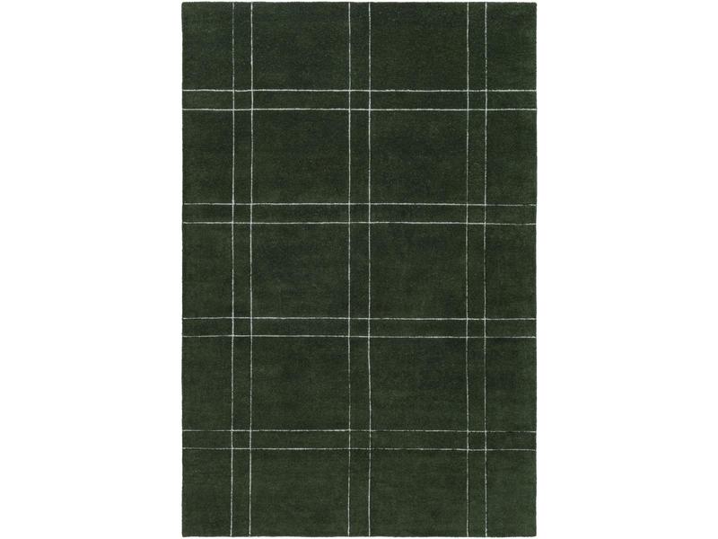 Livabliss BKO2359-576 Hand-Tufted Plush Wool Fiber Rectangle Statement Area Rug - 5 ft x 7 ft 6 in Brook Black, Medium Pile, Raised Textured Surface, Durable, Non-Customised, Hand Wash Only, Modern Indoor Rug