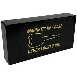 1 A Key Holder Magnetic Under Car Spare Keys House Shed Rv Boat Truck Office Storage Valuables Tracking Large Abs Case