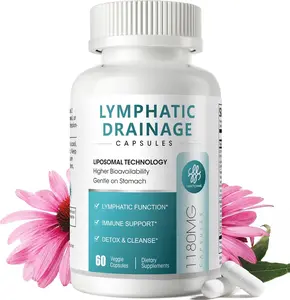 iMATCHME Lymphatic Drainage Supplements, Detox & Cleanse, Liver Health, Immune Support, 60 Capsules