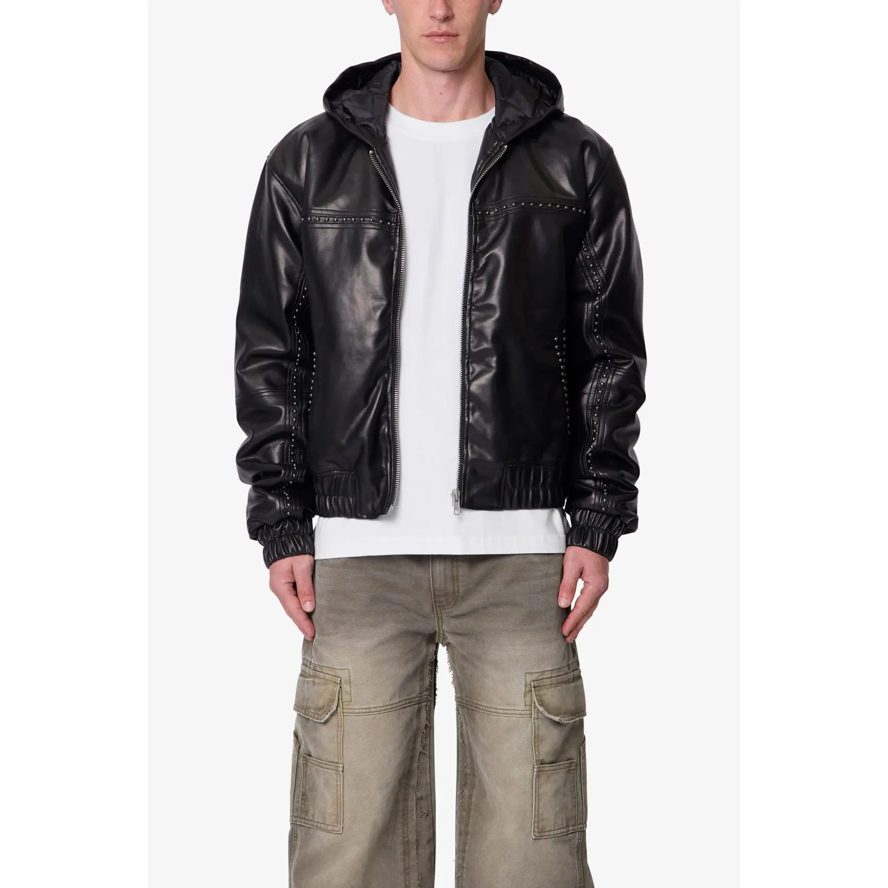 armani leather jacket - TikTok Shop