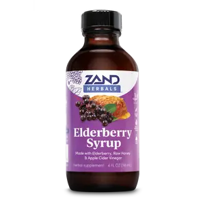 ZAND Elderberry Honey Syrup, Natural Immune Support Honey Syrup for Daily Wellness (Food & Beverages Staples & Cooking Essentials)