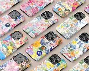 Coquette Italian Summer Collage Phone Case, Coastal European Phone Cases, iPhone 17 16 15 14 13 12 Pro Max