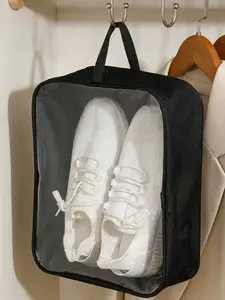 Waterproof Transparent PVC Travel Shoe Bag | Portable Handheld Sports and Fitness Shoe Storage Bag | Suitable for Men and Women | Essential for Eid, Back-to-School Season, and Summer Vacation | Reusable