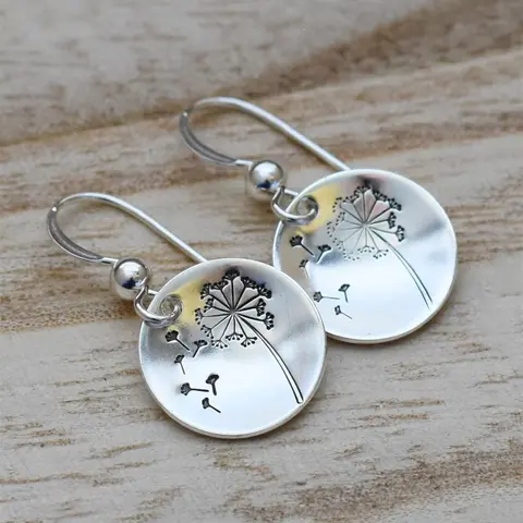 Round Shaped Dangle Earrings for Women, 1 Pair Fashionable Copper Rounded Earrings for Women for Party, Daily Clothing Decor, Trendy All-match, Classic Style Earrings & Exquisite Jewelry for Birthday Gift, Trendy Fashionable Accessories, Stylish Jewelry