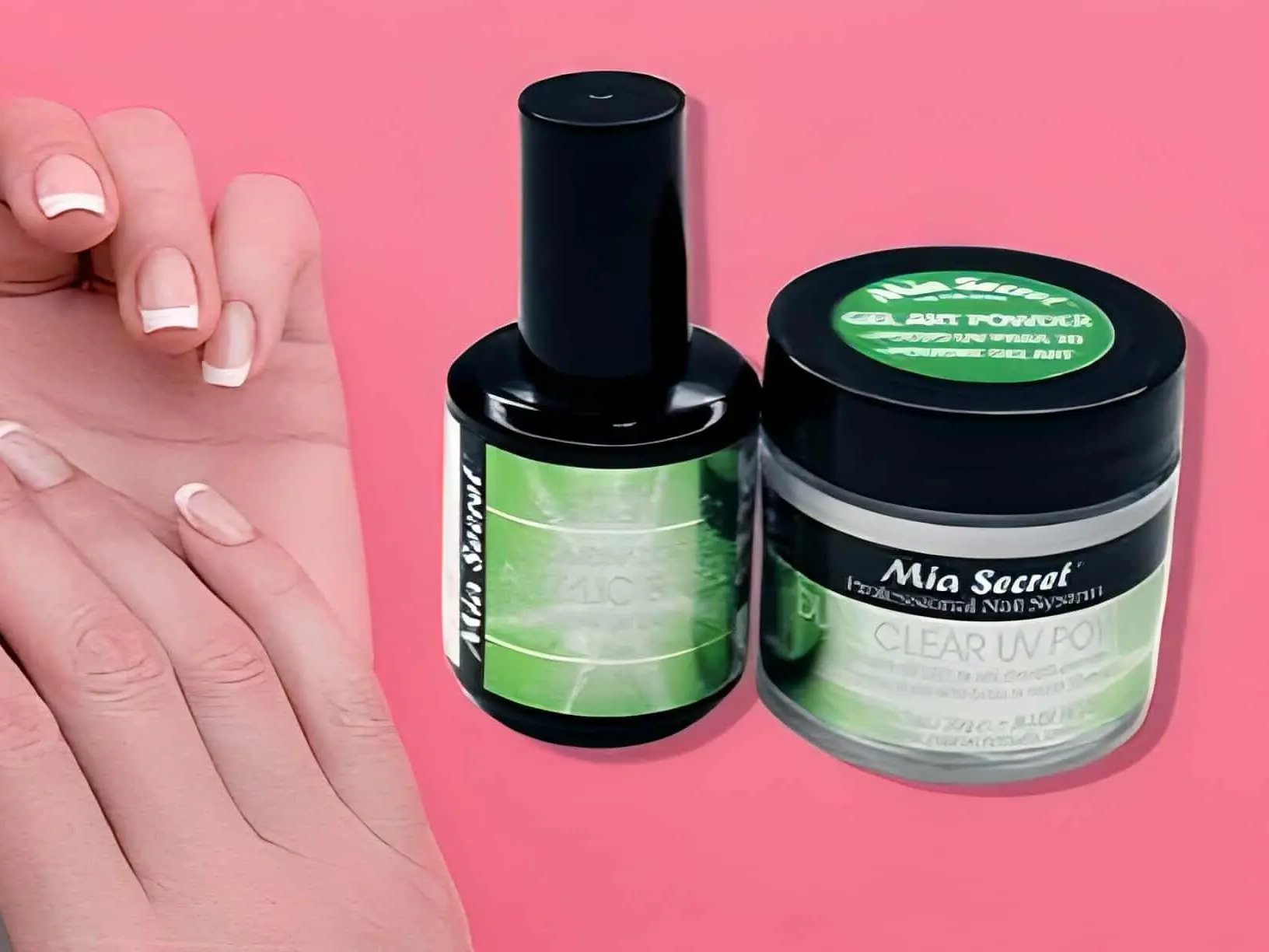 Mia Secret Portable Polygel Nail Kit for Manicure - 7g Acrylic Powder, 15ml Builder Gel Jar & Bottle, Nail Art Beauty Care Supplies, Polygel Nail Kits