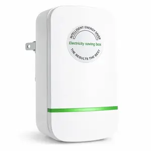 Electricity Saving Box, Energy Saving Device, Smart Save Plug, Power Saver with Voltage Optimization, Surge Protection, Plug&Play, for Home/Office/Restaurants/Factory, Us Plug,