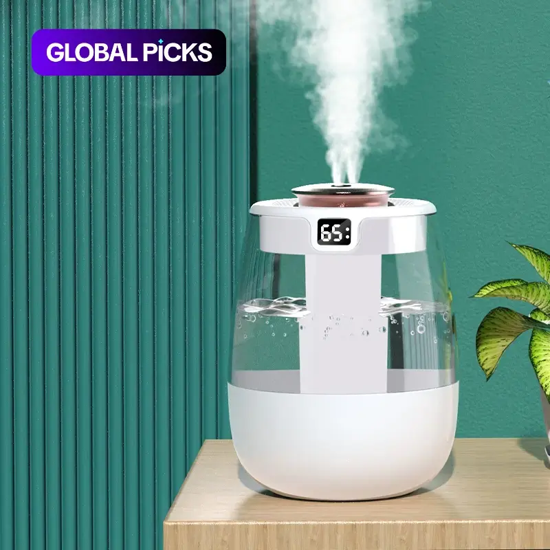 Portable Double-Spray Multifunctional Air Humidifier, USB Powered, for Home, Room & Office Use #GLOBAL PICKS