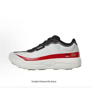 White & Red Trail Running Shoes – Lightweight, Slip-Resistant & Perfect for Hiking or Daily Wear