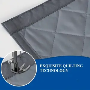 Magnetic Thermal Insulated Door Curtain, Fits Different Sizes Doors(Curtain Size 31/35/37/39/41/47'' X 82''), Door Insulation For Winter, Weatherproof Oxford With Fill Insulation Door Cover For Winter, Keep Warm, Grey/Brown