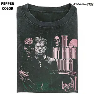 Dexter Vintage Shirt - Funny Dexter Movie Shirt, Bay Harbor Butcher Shirt, Morgan Graphic 90s Tee, Morgan Graphic 90s Tee, Movie Shirt, Crew Neck T-shirt, Trending Shirt