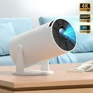 XBJ   Portable Projector with WiFi Android 11 Dual Wi-Fi 6 290ANS Brightness 180° Rotation Speaker for Home Theater Audio theater projector Remote Control Wireless