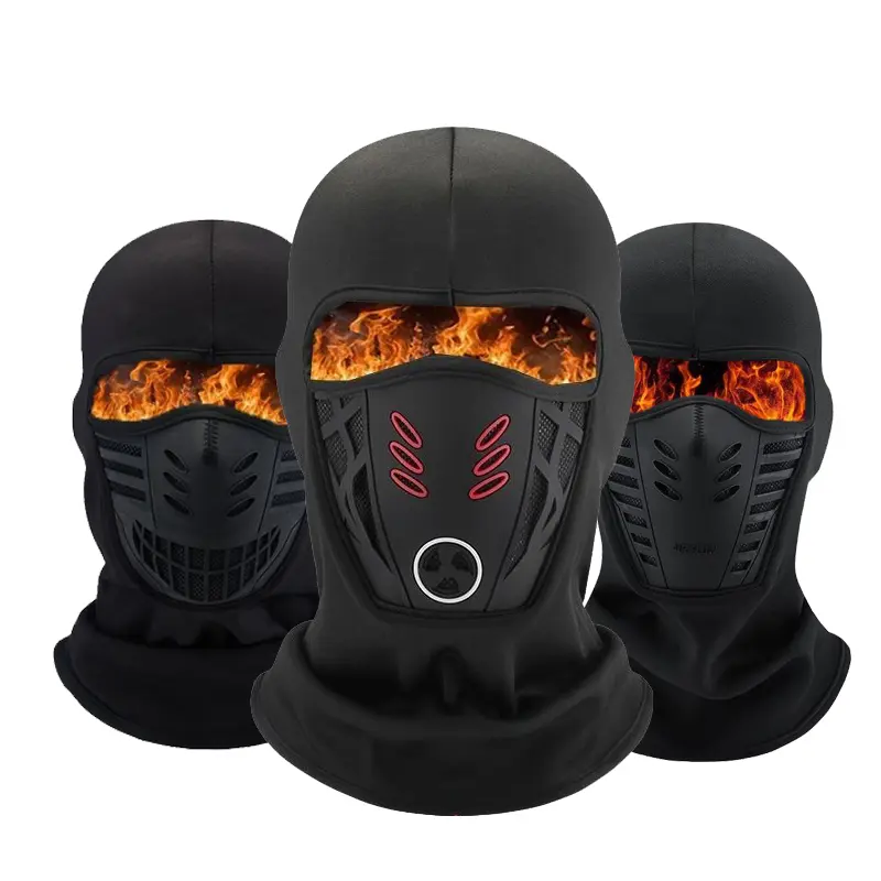 Winter Ski mask Anti-Haze Balaclava Full Face Mask for Motorcycle Riding Cycling Ski Hood Cap Windproof Soft Outdoor Bike Headwear Ski masks Breathable Full Face Coverage for Sports Warm Wind Cold Protection with Water Repellent Feature Protective Gear